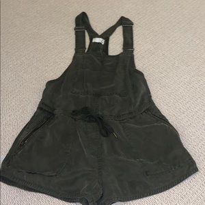 Army green overalls